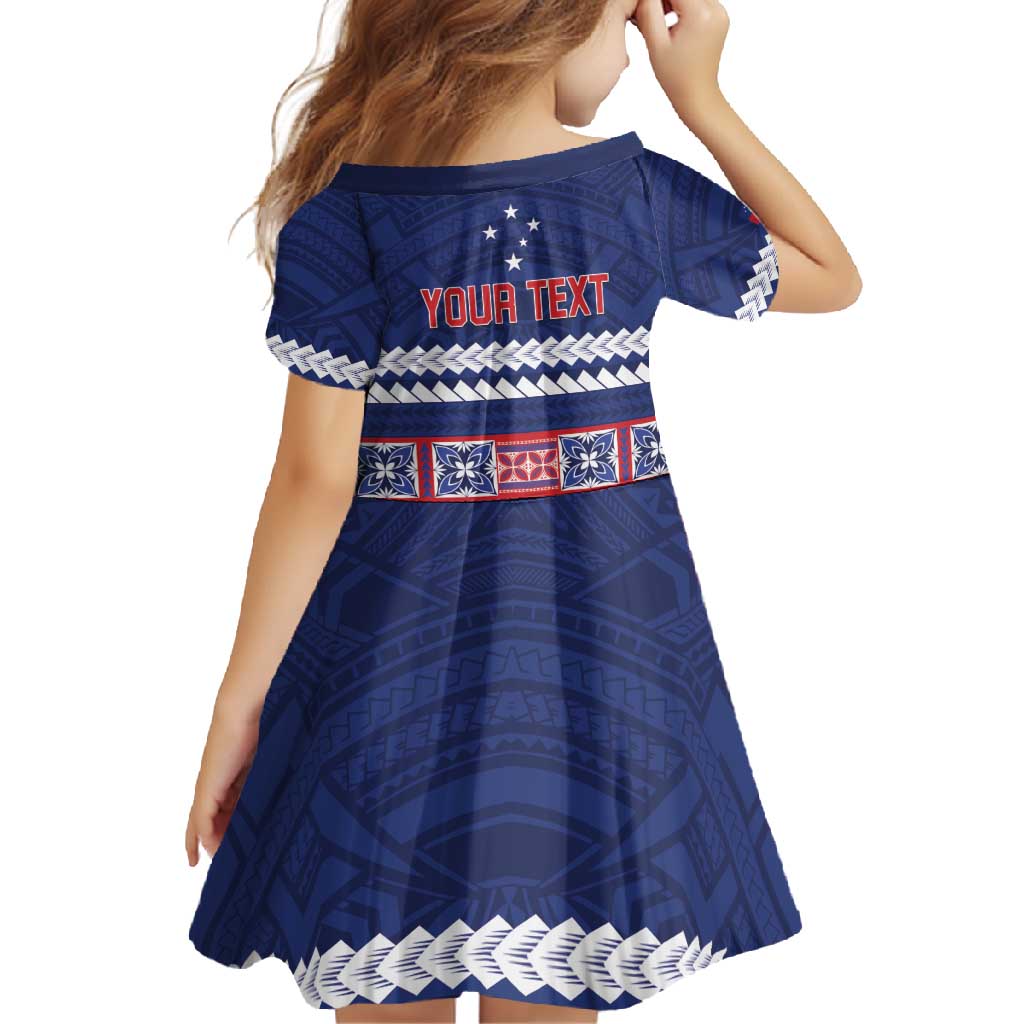 Personalised FAST Samoa Siapo Family Matching Summer Maxi Dress and Hawaiian Shirt Teuila Flowers Samoan Pattern - Polynesian Pride