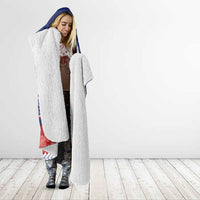 Personalised FAST Samoa Siapo Hooded Blanket Teuila Flowers Samoan Pattern - Polynesian Pride