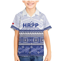 Personalised HRPP Samoa Siapo Family Matching Mermaid Dress and Hawaiian Shirt Teuila Flowers Samoan Pattern - Polynesian Pride
