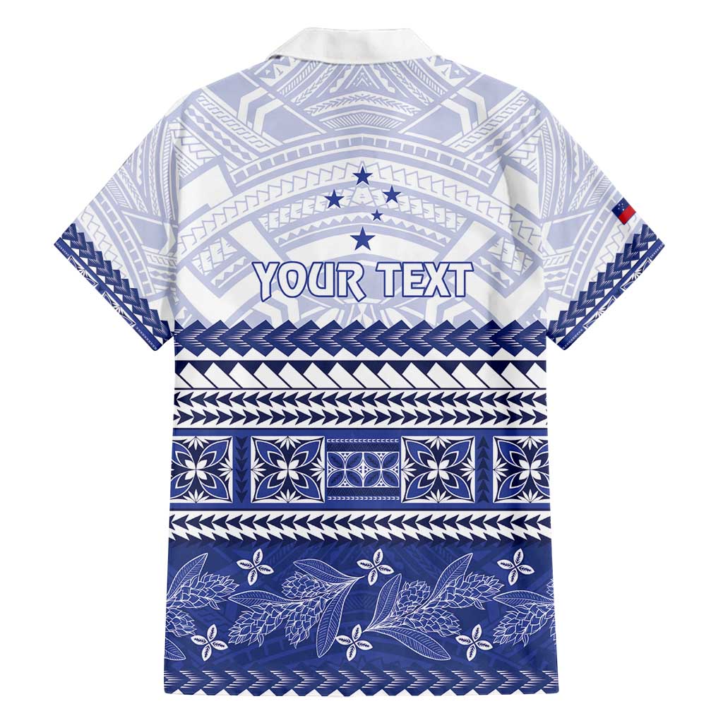 Personalised HRPP Samoa Siapo Family Matching Summer Maxi Dress and Hawaiian Shirt Teuila Flowers Samoan Pattern - Polynesian Pride