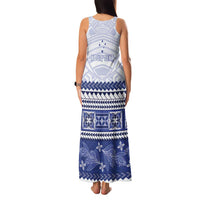 Personalised HRPP Samoa Siapo Family Matching Tank Maxi Dress and Hawaiian Shirt Teuila Flowers Samoan Pattern - Polynesian Pride