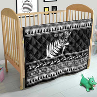 New Zealand Christmas Rugby Personalised Quilt Meri Kirihimete All Black Maori - Polynesian Pride