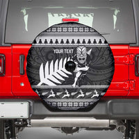 New Zealand Christmas Rugby Personalised Spare Tire Cover Meri Kirihimete All Black Maori LT14 - Polynesian Pride
