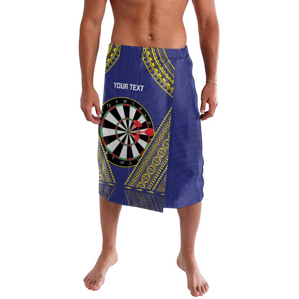 Personalised Niue Darts Lavalava Dart Board Hiapo Pattern - Polynesian Pride
