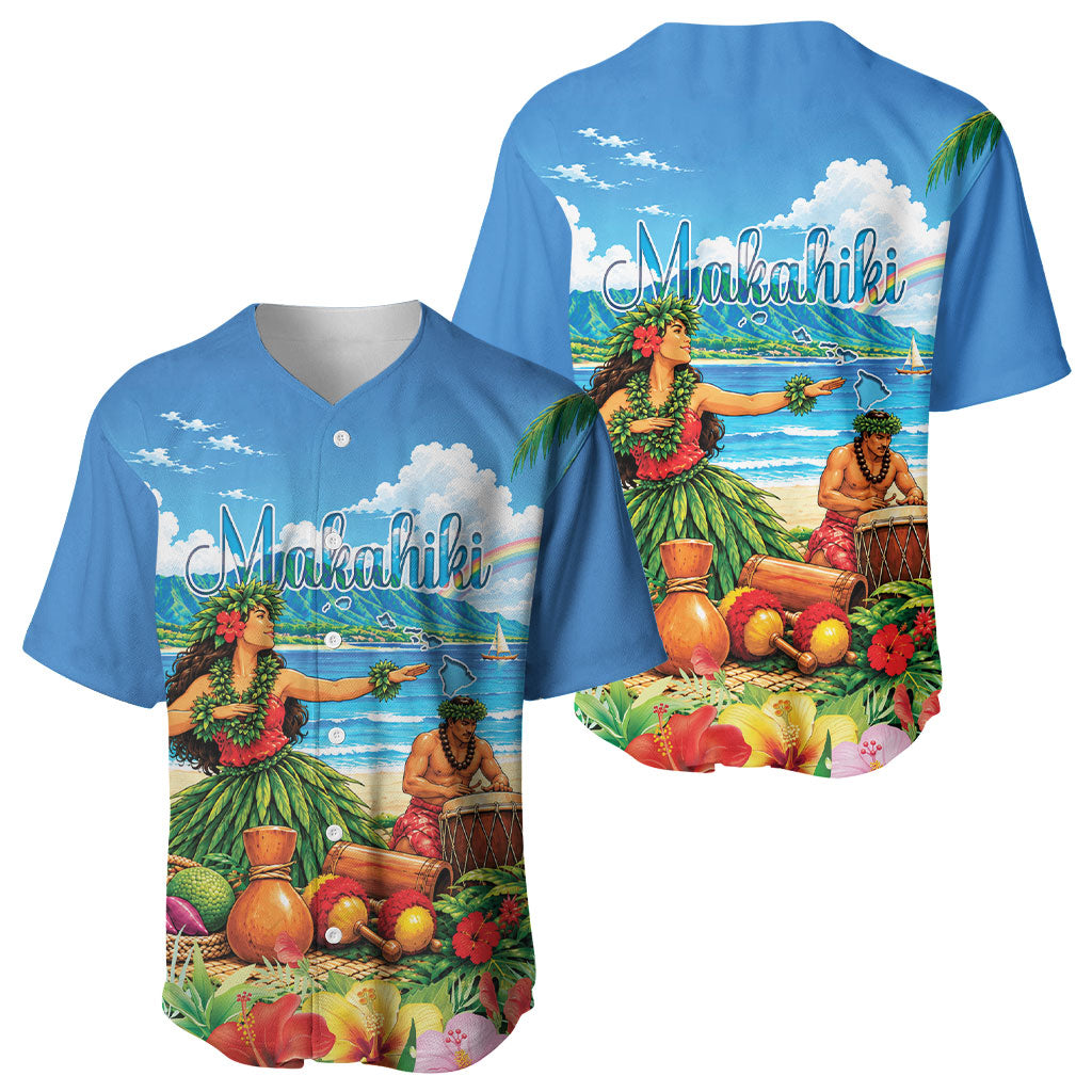 Hawaii Makahiki Baseball Jersey Hawaiian New Year Tropical Vibes LT14 - Polynesian Pride