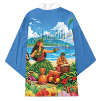 Hawaii Makahiki Kimono Hawaiian New Year Tropical Vibes LT14 - Polynesian Pride