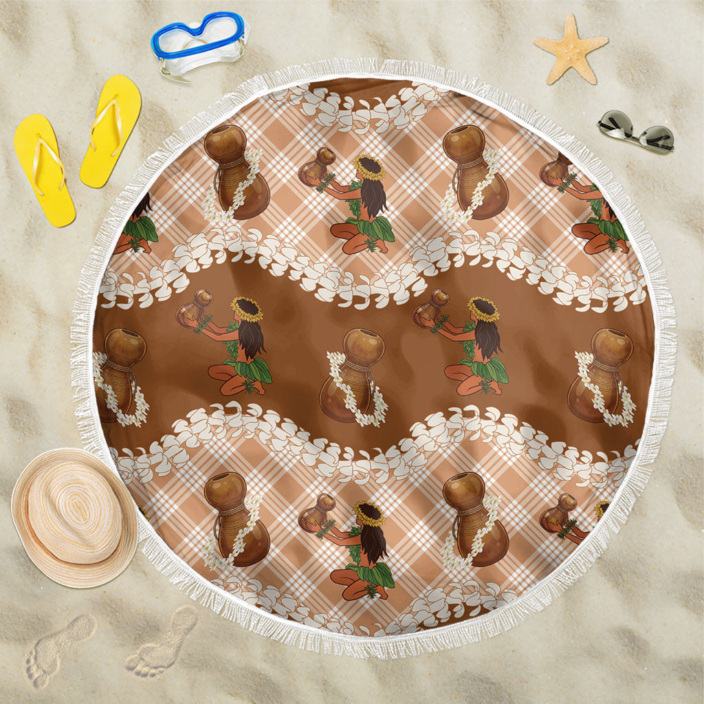 Ipu Heke Hawaii Makahiki Beach Blanket Hawaiian Puakenikeni Lei Hula Girl Palaka Motifs