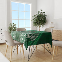 Rongoa Maori New Zealand Harakeke Tablecloth NZ Weaving Pattern Green LT14 - Polynesian Pride