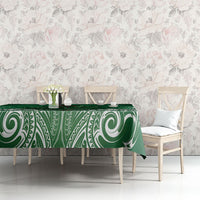 Rongoa Maori New Zealand Harakeke Tablecloth NZ Weaving Pattern Green LT14 - Polynesian Pride