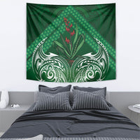 Rongoa Maori New Zealand Harakeke Tapestry NZ Weaving Pattern Green LT14 - Polynesian Pride