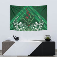 Rongoa Maori New Zealand Harakeke Tapestry NZ Weaving Pattern Green LT14 - Polynesian Pride