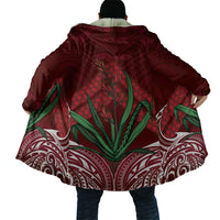 Rongoa Maori New Zealand Harakeke Cloak NZ Weaving Pattern Red LT14 - Polynesian Pride