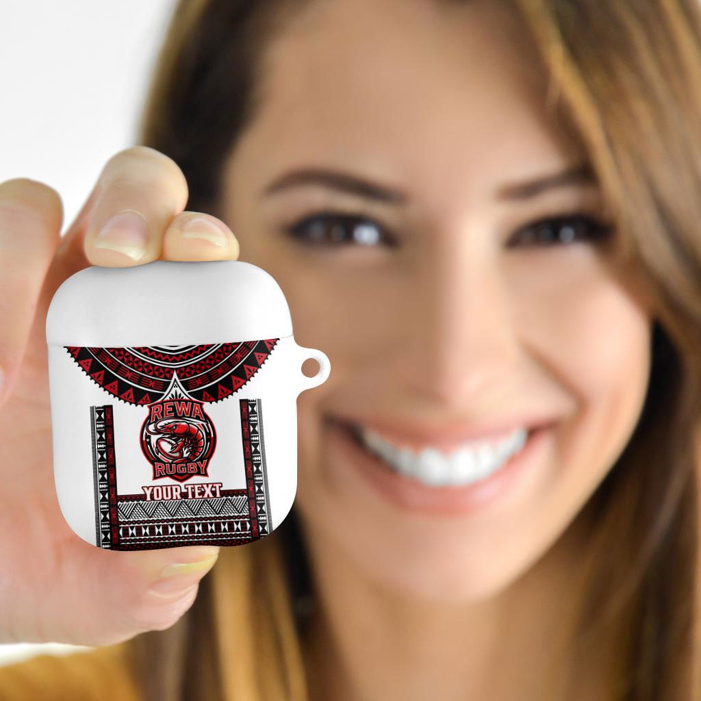 Fiji Rewa Rugby Custom AirPods Case Go Champions Fijian Tapa Pattern LT14 - Polynesian Pride
