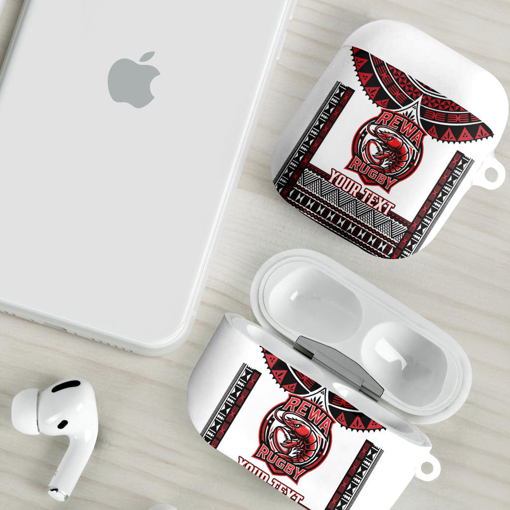 Fiji Rewa Rugby Custom AirPods Case Go Champions Fijian Tapa Pattern LT14 - Polynesian Pride