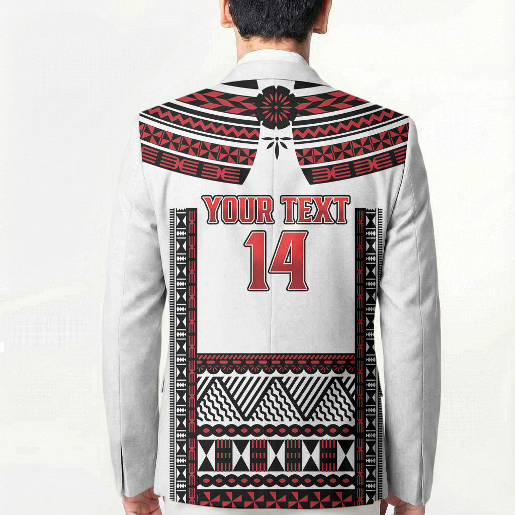 Fiji Rewa Rugby Custom Blazer Go Champions Fijian Tapa Pattern LT14 - Polynesian Pride