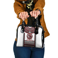 Fiji Rewa Rugby Custom Shoulder Handbag Go Champions Fijian Tapa Pattern LT14 One Size White - Polynesian Pride