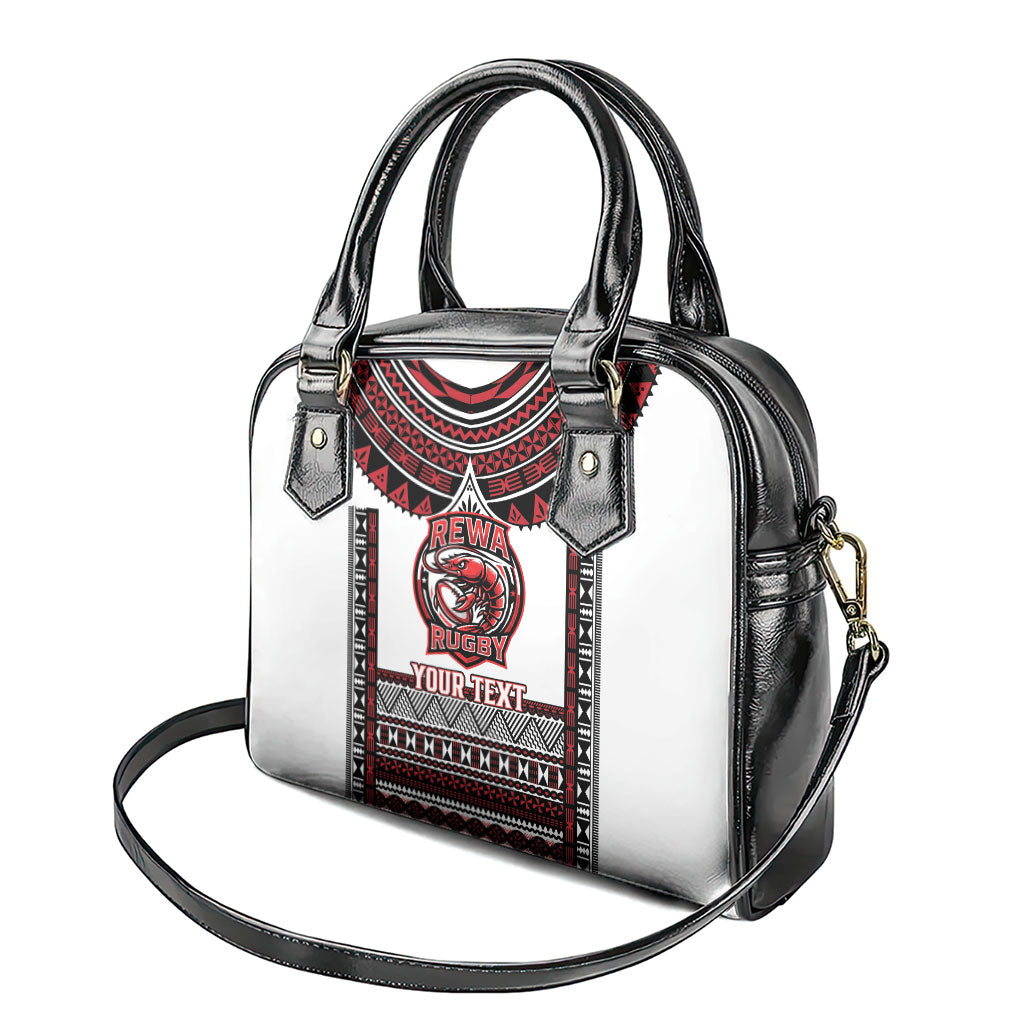 Fiji Rewa Rugby Custom Shoulder Handbag Go Champions Fijian Tapa Pattern LT14 - Polynesian Pride