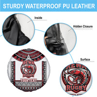Fiji Rewa Rugby Custom Spare Tire Cover Go Champions Fijian Tapa Pattern LT14 - Polynesian Pride