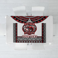 Fiji Rewa Rugby Custom Tablecloth Go Champions Fijian Tapa Pattern LT14 White - Polynesian Pride
