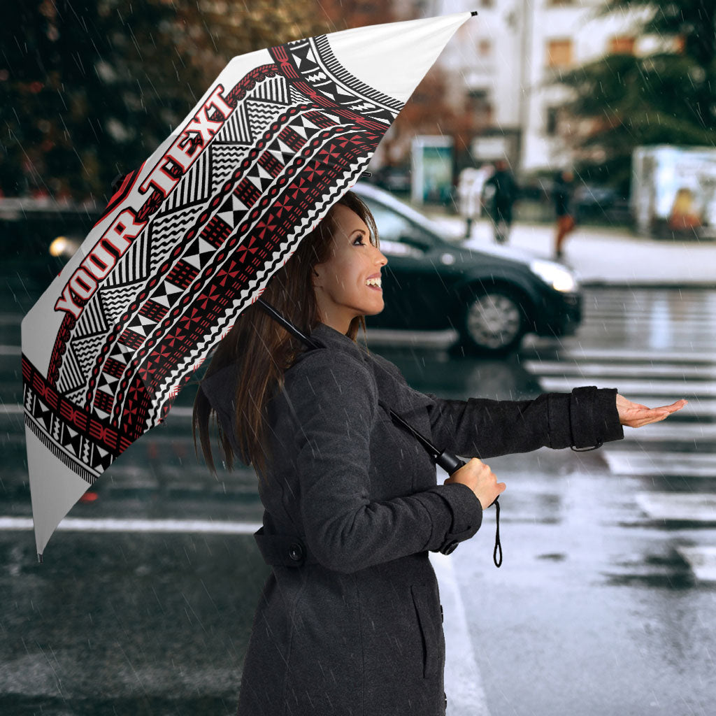 Fiji Rewa Rugby Custom Umbrella Go Champions Fijian Tapa Pattern LT14 - Polynesian Pride