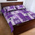 Hawaiian Quilt Quilt Bed Set Tiki Tropical Retro Purple Version LT14 - Polynesian Pride