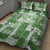 Hawaiian Quilt Quilt Bed Set Tiki Tropical Retro Green Version LT14 - Polynesian Pride