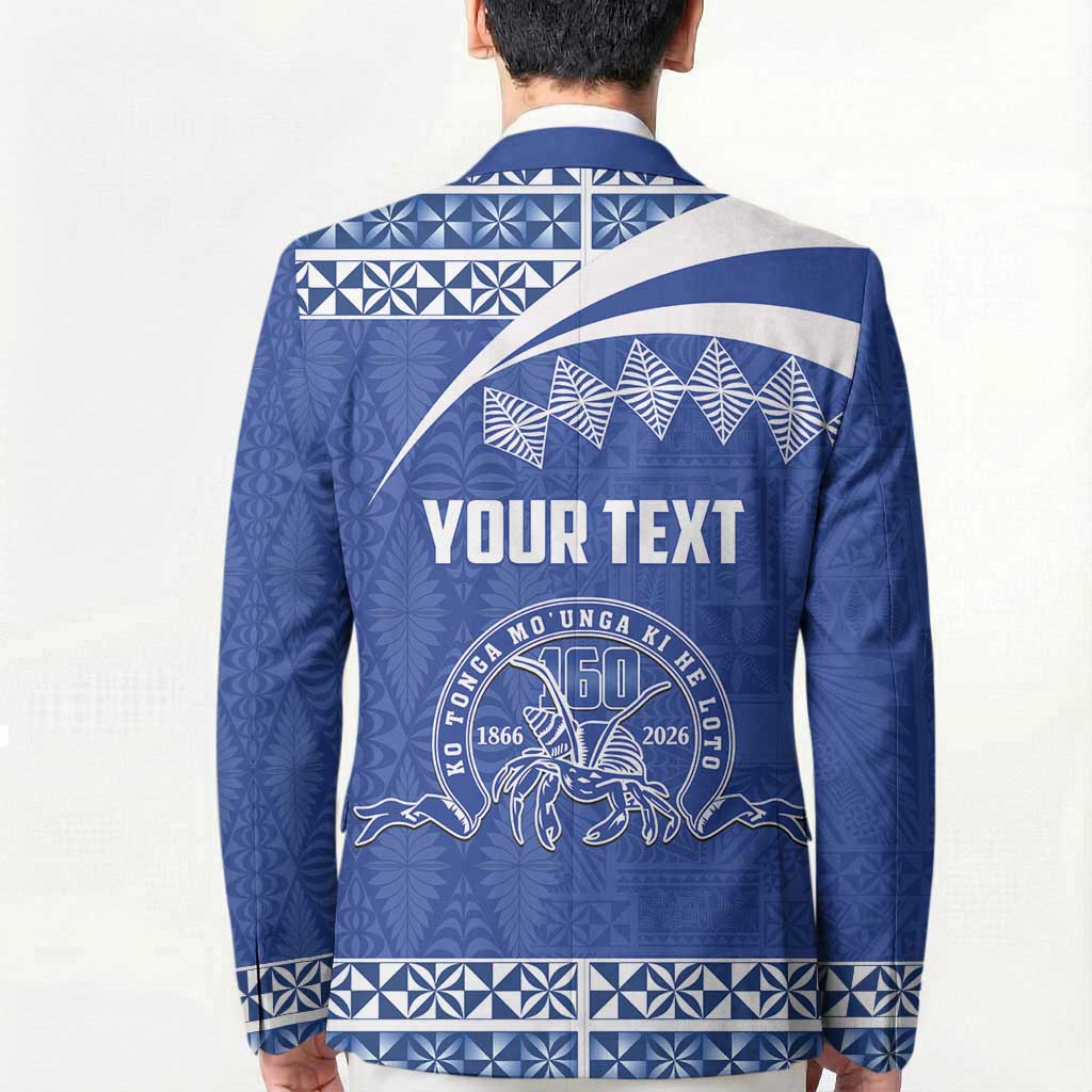 Personalised Tonga Tupou College Toloa Blazer 160 Years Anniversary Tongan Ngatu Pattern