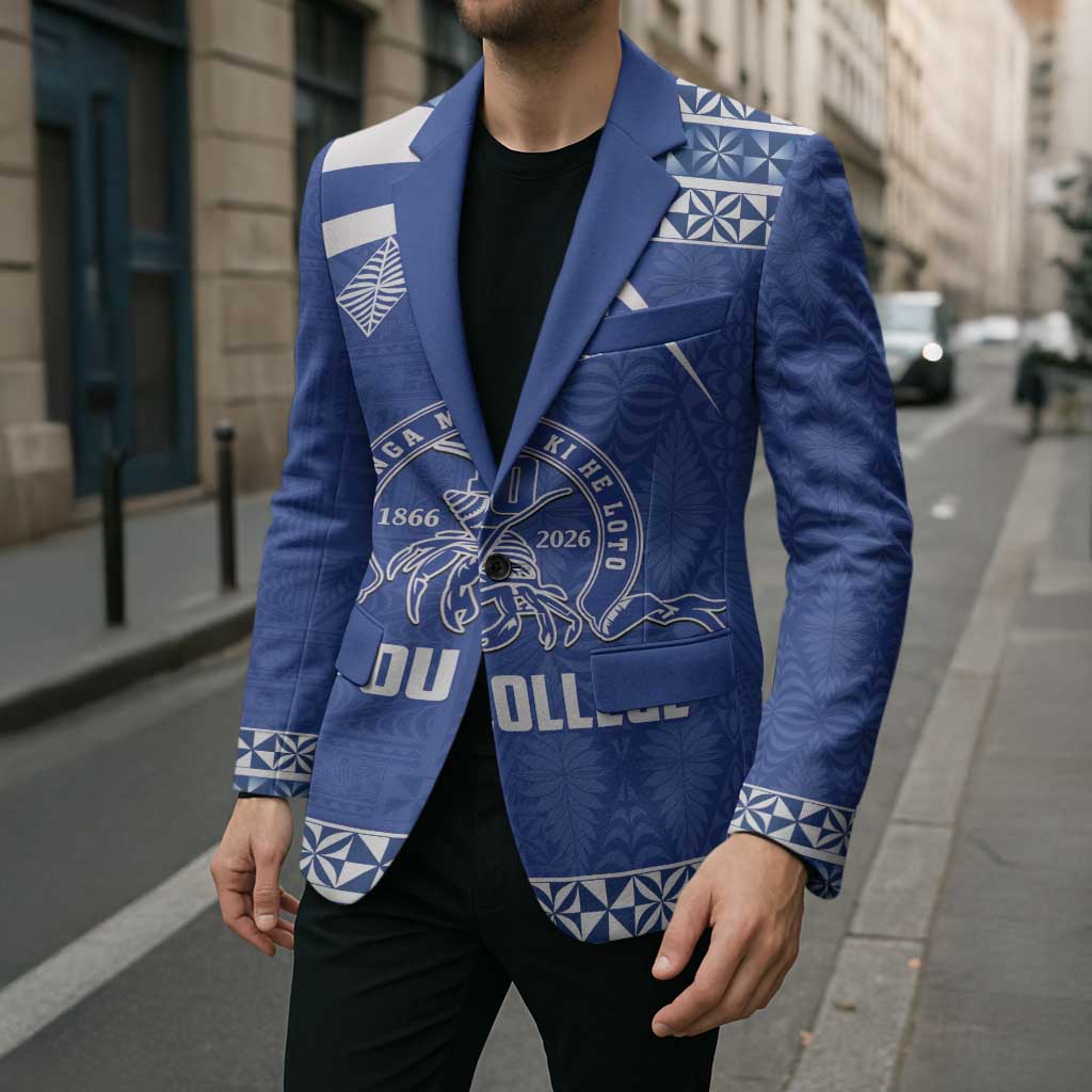 Personalised Tonga Tupou College Toloa Blazer 160 Years Anniversary Tongan Ngatu Pattern
