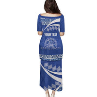Personalised Tonga Tupou College Toloa Family Matching Puletasi and Hawaiian Shirt 160 Years Anniversary Tongan Ngatu Pattern LT14 - Polynesian Pride