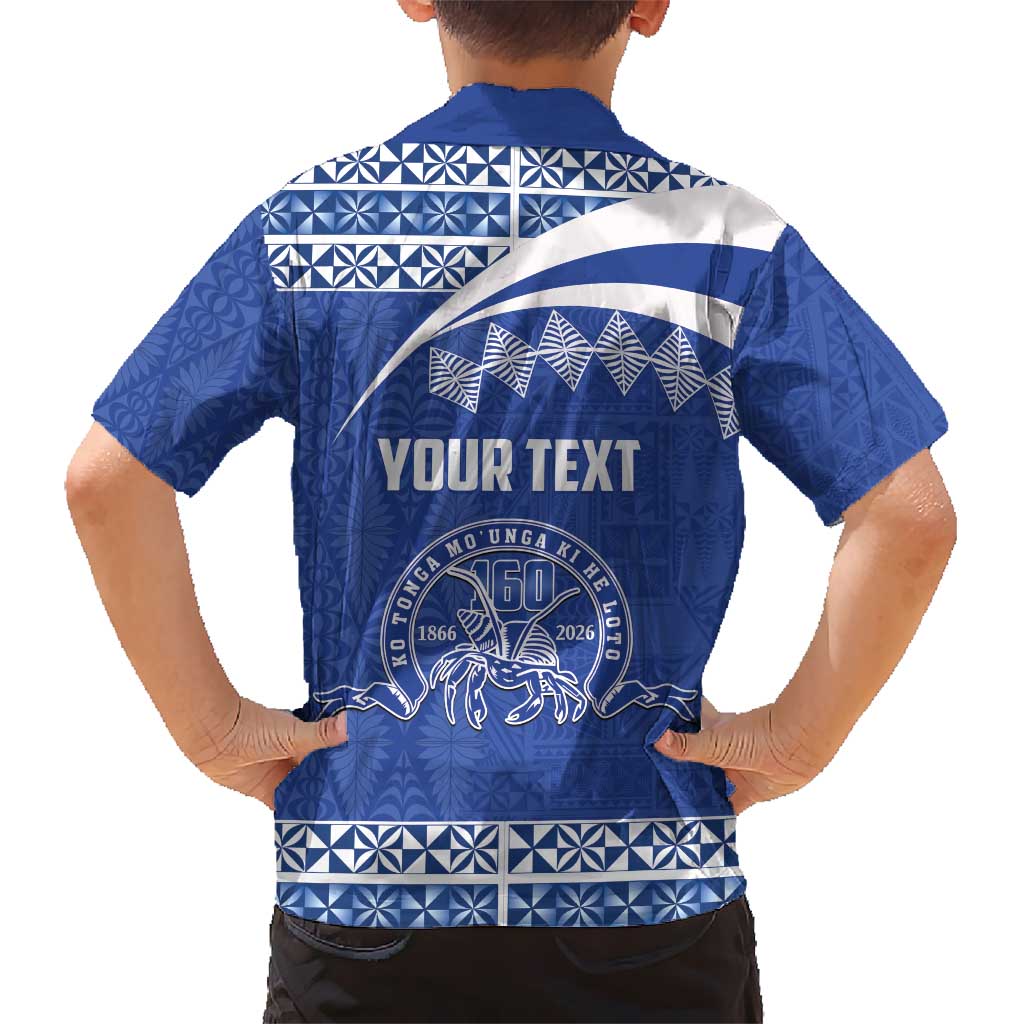 Personalised Tonga Tupou College Toloa Family Matching Tank Maxi Dress and Hawaiian Shirt 160 Years Anniversary Tongan Ngatu Pattern LT14 - Polynesian Pride