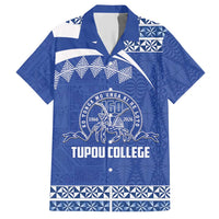 Personalised Tonga Tupou College Toloa Hawaiian Shirt 160 Years Anniversary Tongan Ngatu Pattern