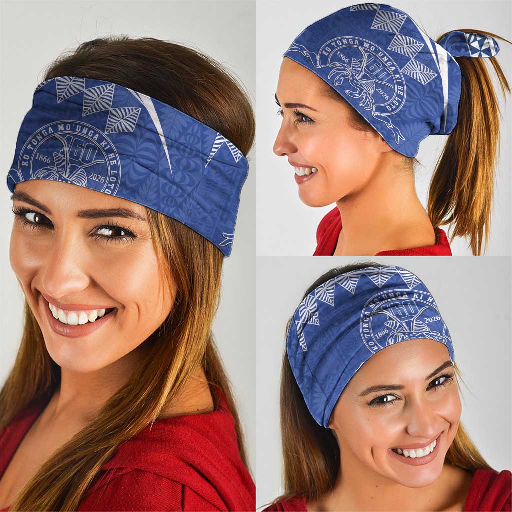Tonga Tupou College Toloa Neck Gaiter 160 Years Anniversary Tongan Ngatu Pattern