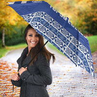 Tonga Tupou College Toloa Umbrella 160 Years Anniversary Tongan Ngatu Pattern