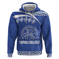 Personalised Tonga Tupou College Toloa Zip Hoodie 160 Years Anniversary Tongan Ngatu Pattern