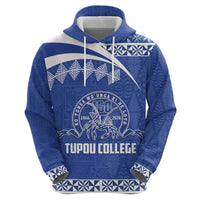 Personalised Tonga Tupou College Toloa Zip Hoodie 160 Years Anniversary Tongan Ngatu Pattern