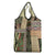 Beige Aotearoa Kowhaiwhai Pattern Grocery Bag NZ Maori Quilt Style