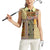 Yellow Aotearoa Kowhaiwhai Pattern Women Sleeveless Polo Shirt NZ Maori Quilt Style