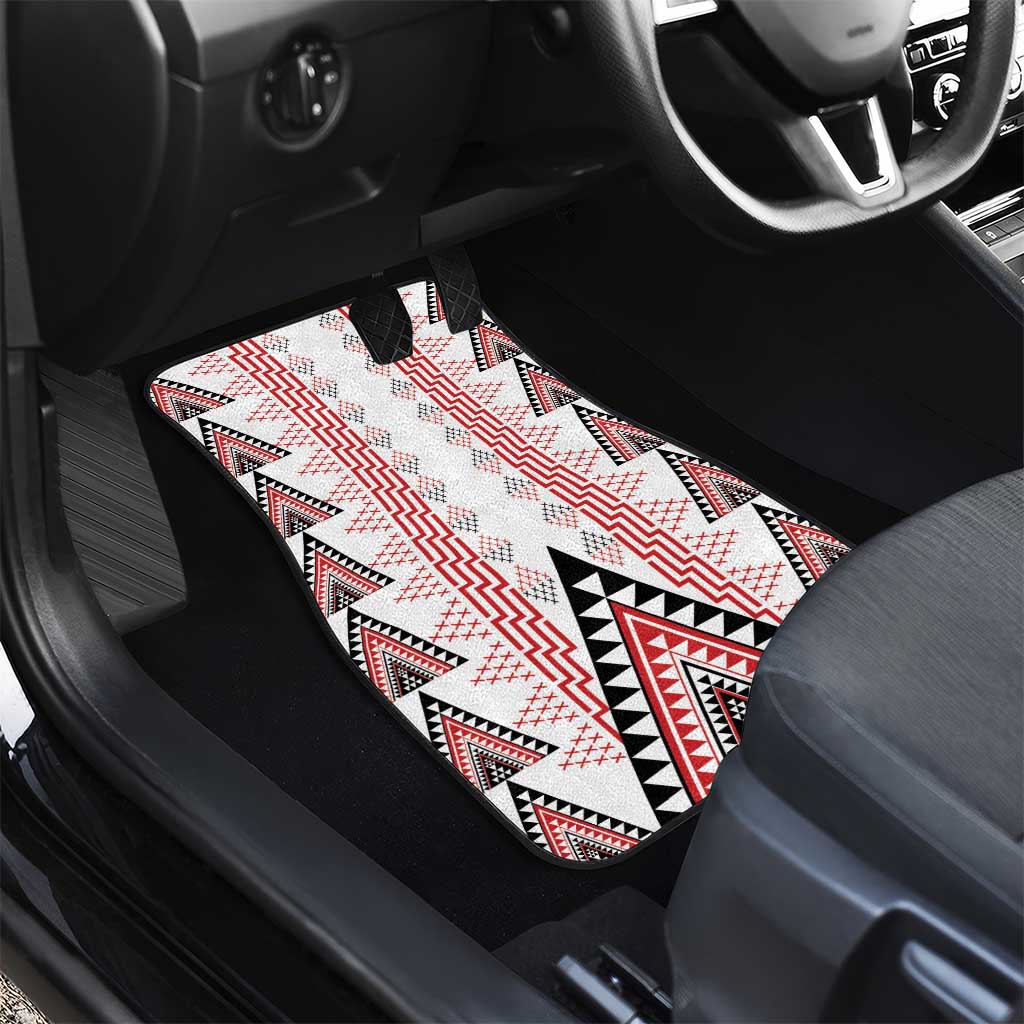 Aotearoa Taniko Car Mats Niho Taniwha Purapura Whetu Mix Poutama