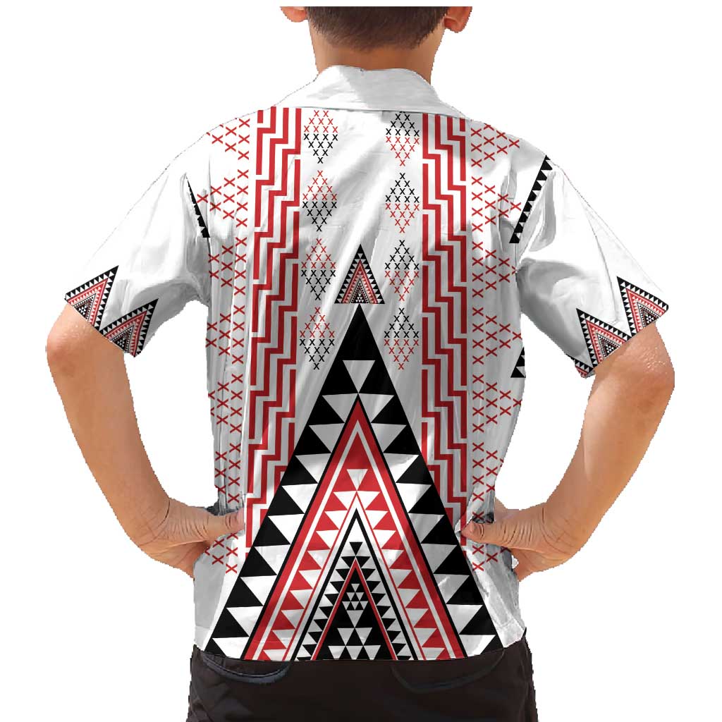 Aotearoa Taniko Family Matching Mermaid Dress and Hawaiian Shirt Niho Taniwha Purapura Whetu Mix Poutama LT14 - Polynesian Pride