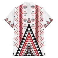 Aotearoa Taniko Family Matching Off The Shoulder Long Sleeve Dress and Hawaiian Shirt Niho Taniwha Purapura Whetu Mix Poutama LT14 - Polynesian Pride