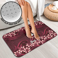 Personalised Cook Islands Mangaia Bathroom Set Tiare Maori Polynesian Waves Tattoo