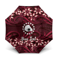 Personalised Cook Islands Mangaia Umbrella Tiare Maori Polynesian Waves Tattoo