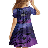 Philippines Father's Day Family Matching Long Sleeve Bodycon Dress and Hawaiian Shirt Polynesian Tattoo Galaxy Vibes LT14 - Polynesian Pride