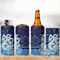 New Zealand Matariki 4 in 1 Can Cooler Tumbler Aotearoa Maori New Year Manaia Galaxy Vibes LT14 - Polynesian Pride