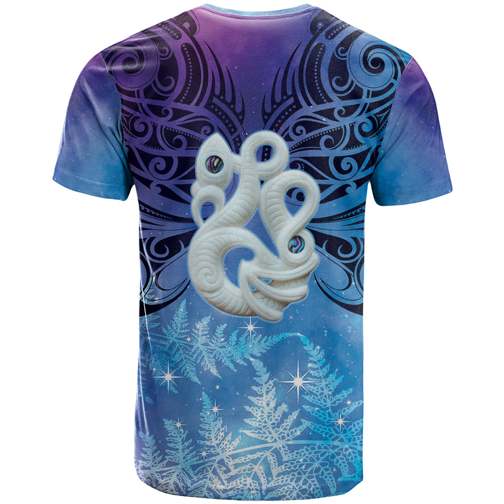 New Zealand Matariki T Shirt Aotearoa Maori New Year Manaia Galaxy Vibes
