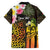 Personalised Vanuatu Independence Day Family Matching Tank Maxi Dress and Hawaiian Shirt Carving Drum Sand Drawing Turtle