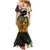 Personalised Vanuatu Independence Day Mermaid Dress Carving Drum Sand Drawing Turtle