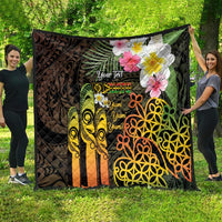 Personalised Vanuatu Independence Day Quilt Carving Drum Sand Drawing Turtle