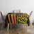 Personalised Vanuatu Independence Day Tablecloth Carving Drum Sand Drawing Turtle