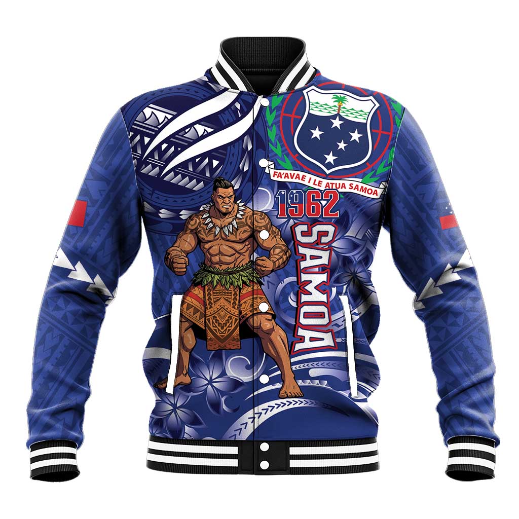 Samoa Independence Day Baseball Jacket 1962 Proud Samoan Warrior